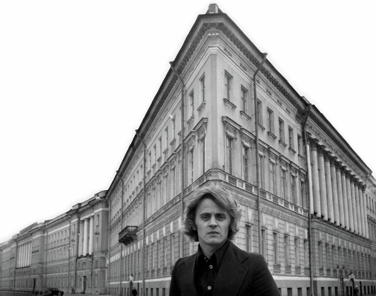 Валерий Плотников. Михаил Барышников. 1974 Бромсеребряная печать