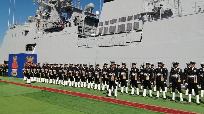 Завод Янтарь в Калининграде передал Индии фрегат Tamal