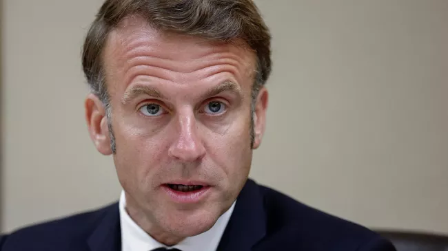 Президент Франции Эммануэль Макрон