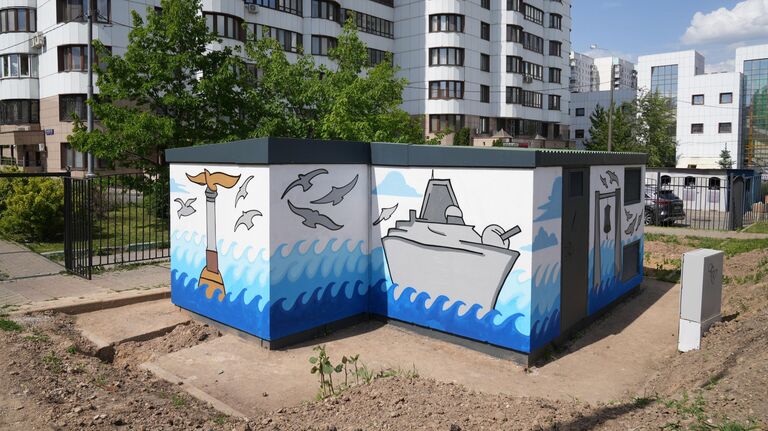 Художественное оформление подстанций Москвы Художественное оформление подстанций Москвы