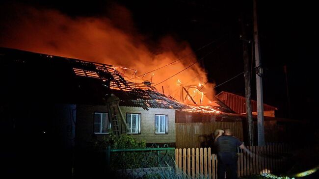 Последствия атаки ВСУ в Льгове Курской области. 1 июля 2025