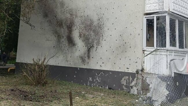 Последствия обстрела со стороны ВСУ Шебекино Белгородской области