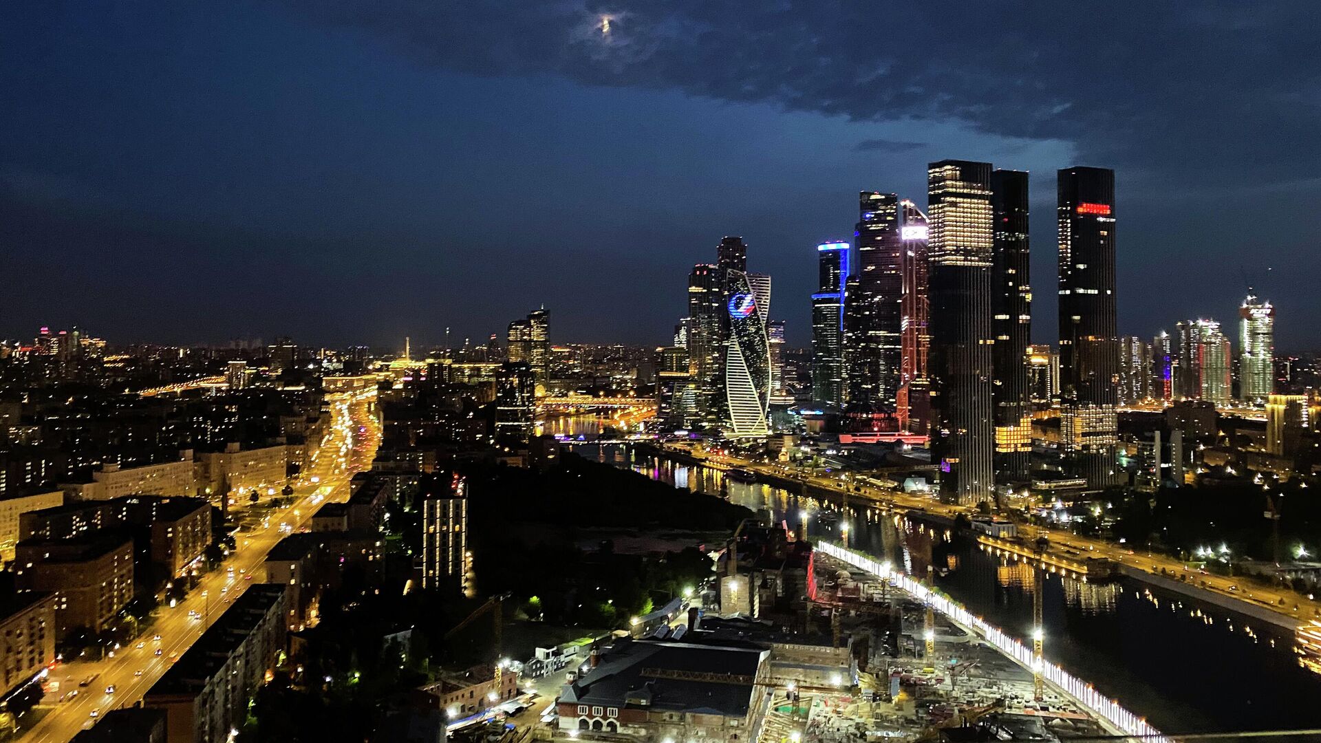 Небоскребы делового центра Москва-сити - РИА Новости, 1920, 07.11.2025