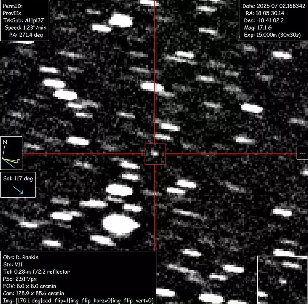 Комета 3I/ATLAS - РИА Новости, 1920, 05.08.2025