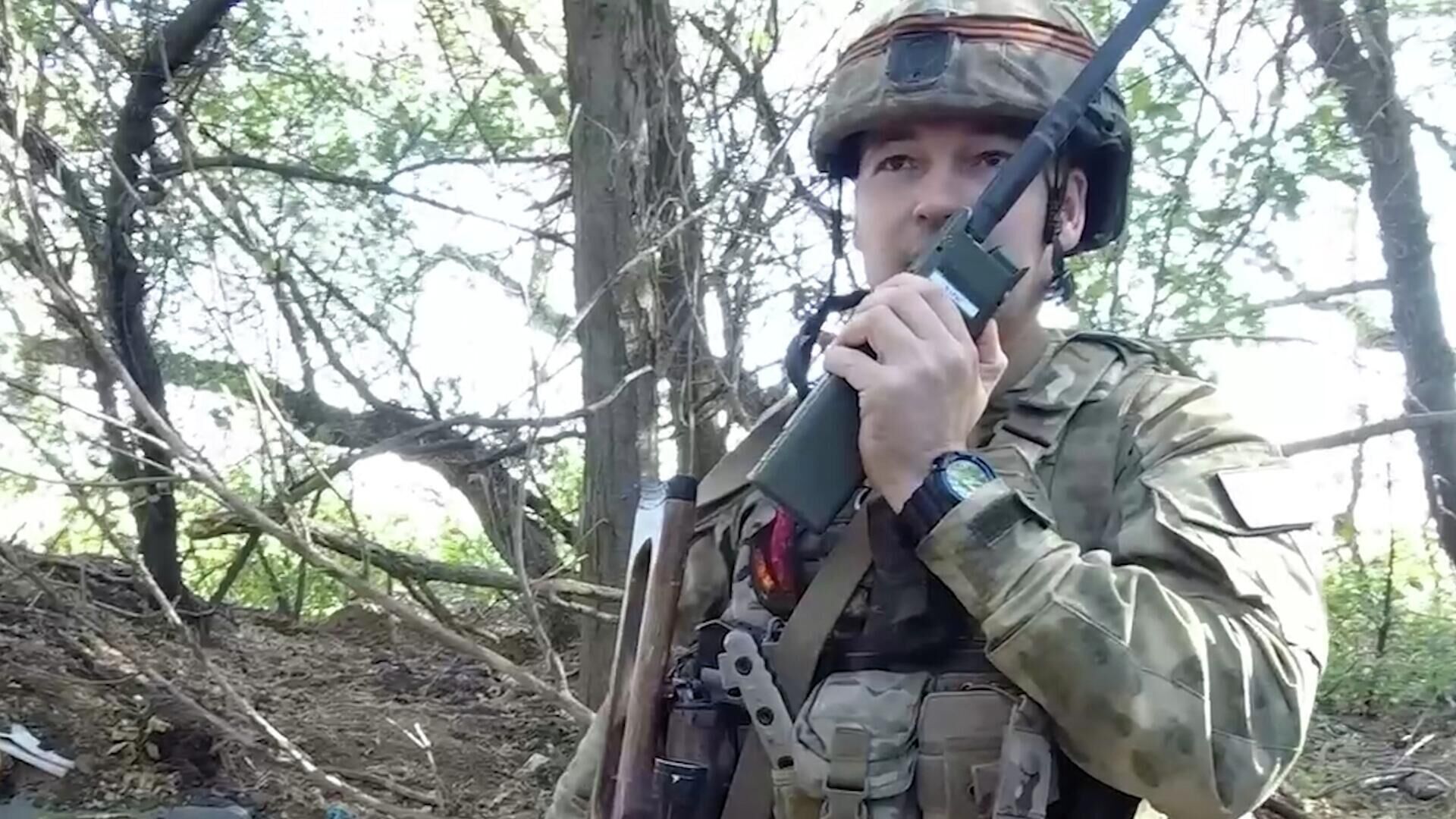 Видео с погибшим в Курской области замглавкома ВМФ Михаилом Гудковым - РИА Новости, 1920, 03.07.2025