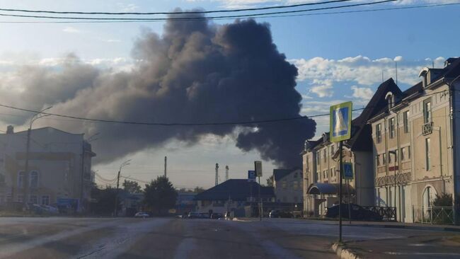 Последствия атаки БПЛА на Сергиев Посад