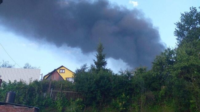 Последствия атаки БПЛА на Сергиев Посад