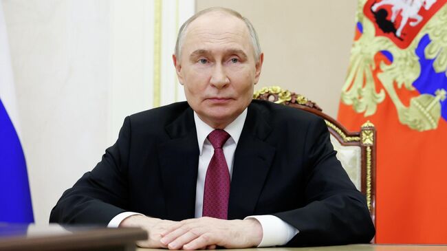 Путин на совещании с постоянными членами Совбеза