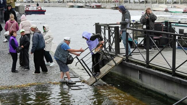 Повышение уровня воды в реках и каналах Санкт-Петербурга. 4 июля 2025