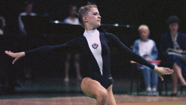 Гимнастка Оксана Костина