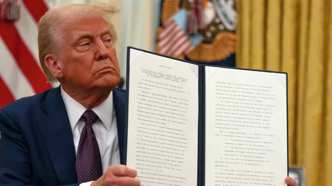 Президент Дональд Трамп 