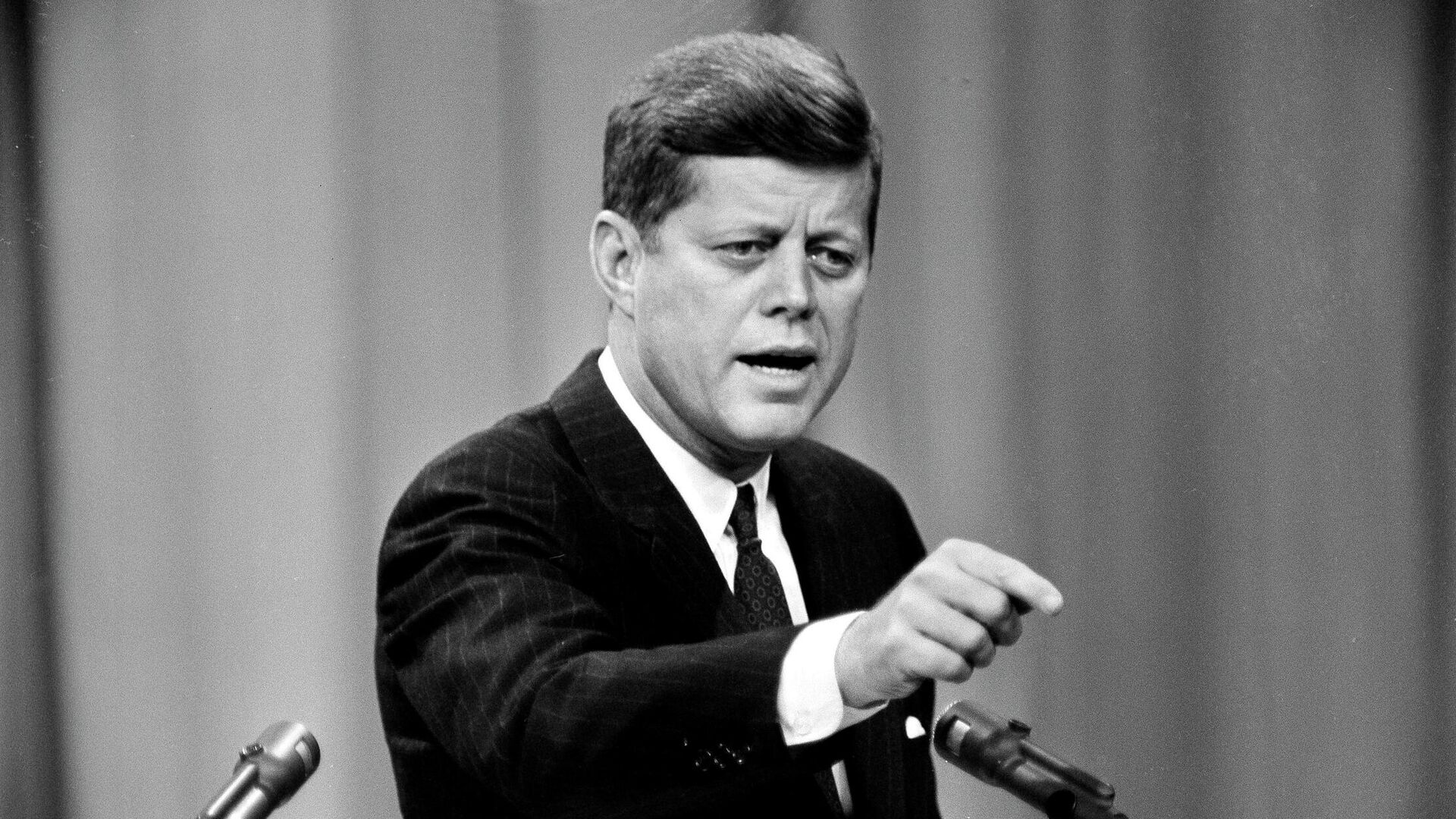 35-й Президент США Джон Ф. Кеннеди 35-й Президент США Джон Ф. Кеннеди - РИА Новости, 1920, 14.10.2025