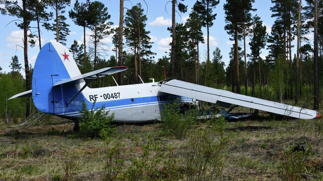 Самолет Ан-2 совершил жесткую посадку около села Смоленка Читинского округа. 6 июля 2025