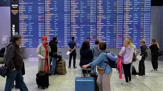 Обстановка в аэропорту Шереметьево