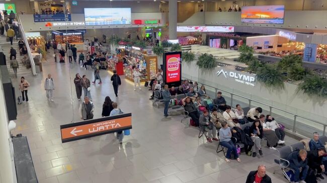 Обстановка в аэропорту Пулково