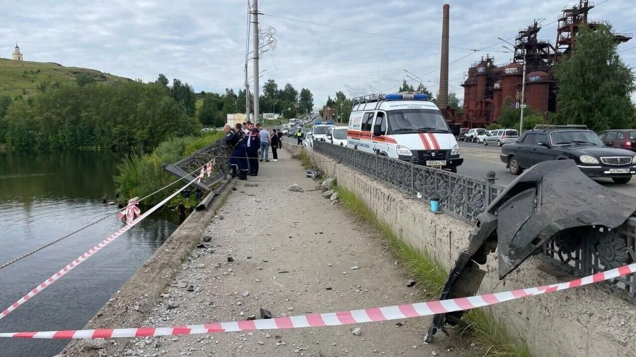 Место ДТП в Нижнем Тагиле. 8 июля 2025 - РИА Новости, 1920, 08.07.2025