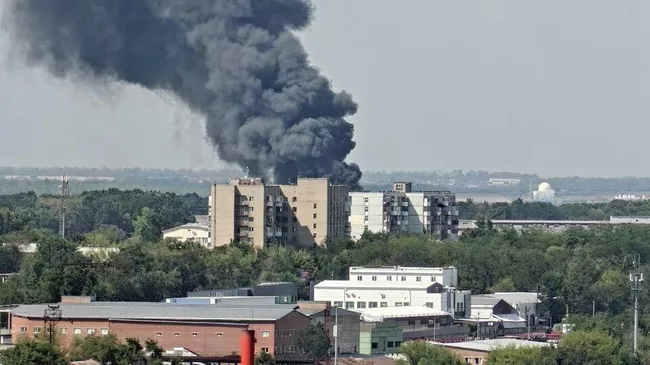 Пожар в Ростове-на-Дону