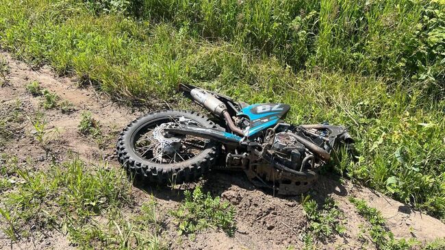 Последствия ДТП с участием питбайка в Удмуртии