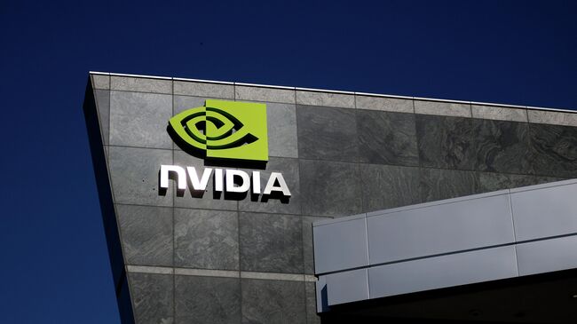 Штаб-квартира компании Nvidia в Санта-Кларе, Калифорния, США
