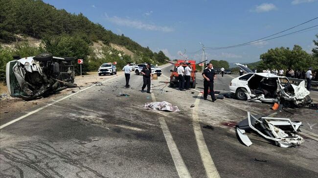 ДТП на автодороге Бахчисарай-Севастополь в Крыму