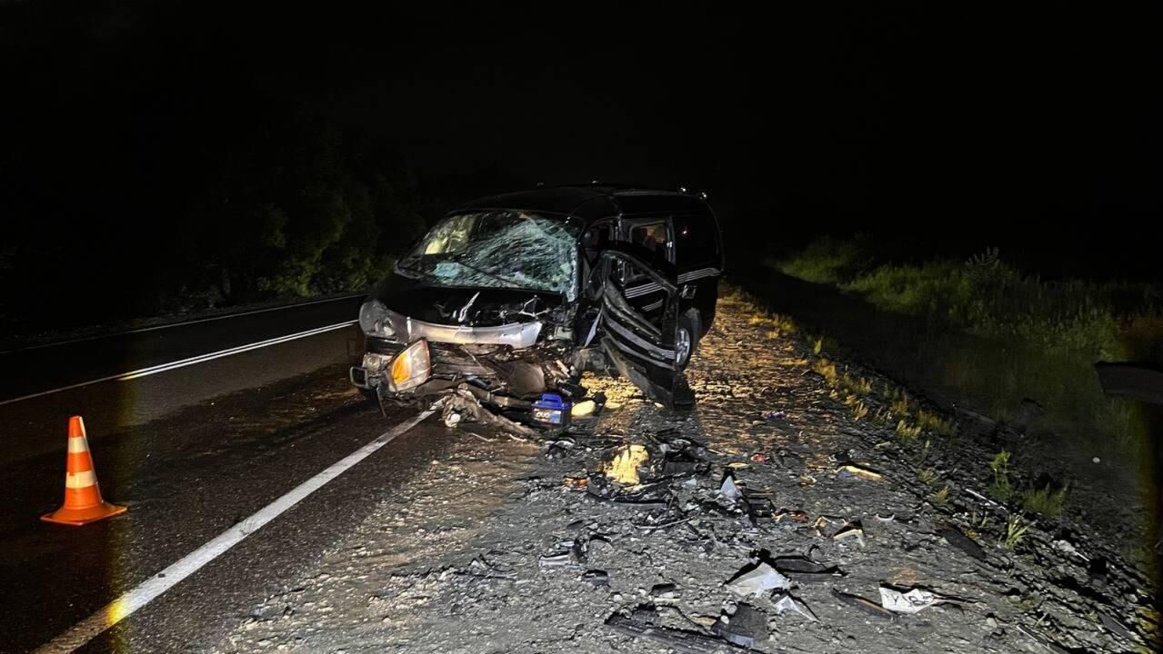 Место ДТП у села Духовское в Приморье Место ДТП у села Духовское в Приморье - РИА Новости, 1920, 11.07.2025