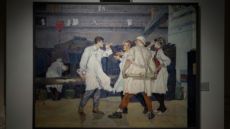  Выставка Энергия мечты к 80-летию атомной промышленности открылась в Зарядье