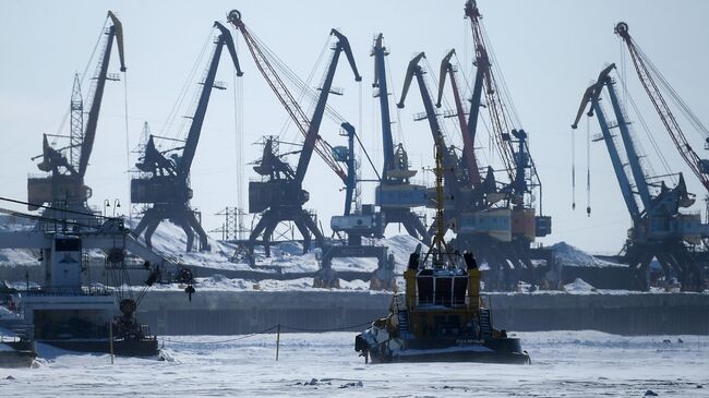 Морской порт Дудинка