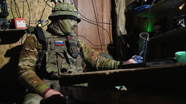 Оператор FPV с позывным Соболь