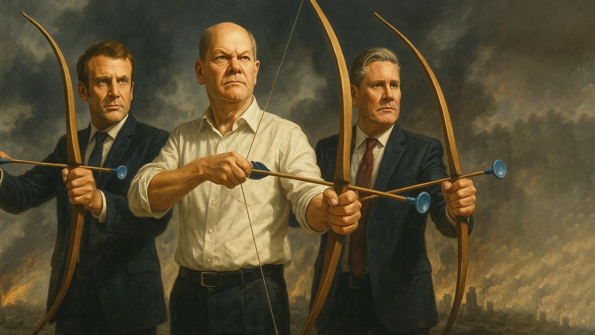 Главные идиоты Европы объявляют войну России