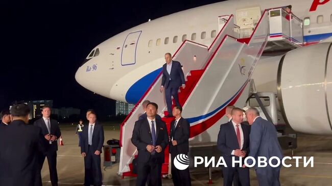 Прибытие Лаврова в КНДР