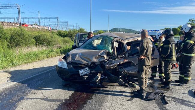 ДТП в Приморье на трассе Артем - Находка