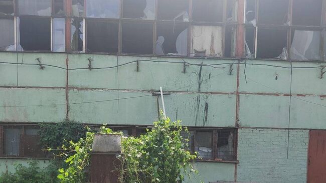 Последствия атаки беспилотников ВСУ в Белгородской области