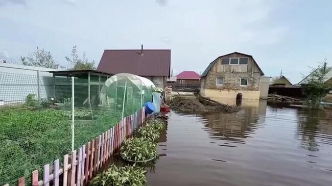 Уровень воды в реке в Чите в пик паводка достиг 407 сантиметров