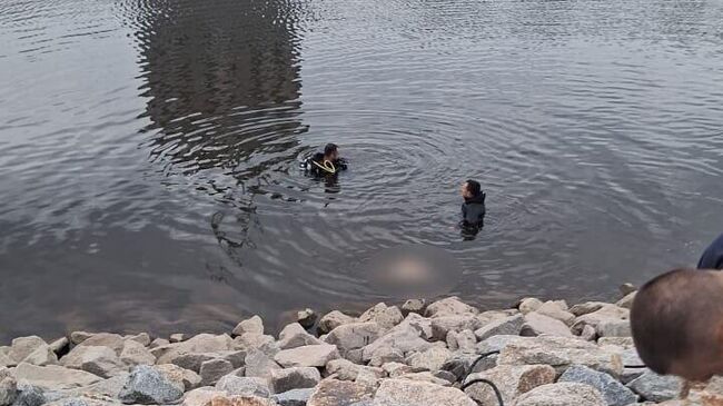 Место происшествия, где молодой человек утонул в районе  пляжа Серебряная Миля 