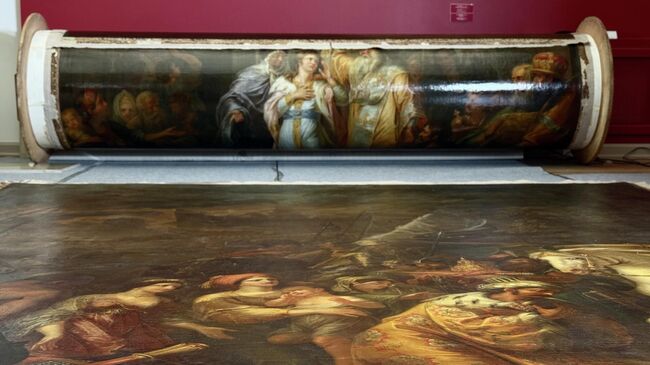 Полотна Григория Угрюмова, выбранные для реставрации Полотна Григория Угрюмова, выбранные для реставрации