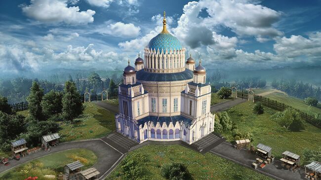 3D-визуализация Александро-Невского собора в Вятке