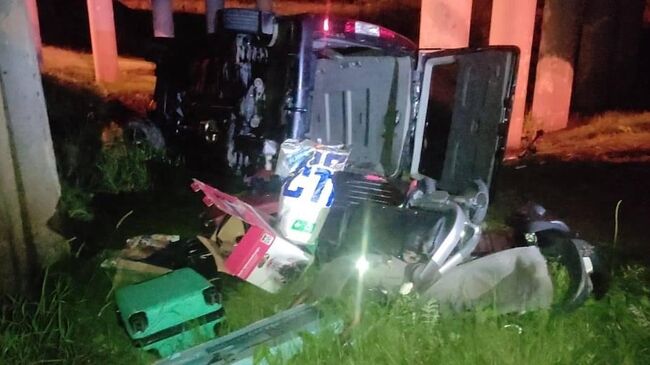 На месте ДТП с участием автобуса в Брянской области