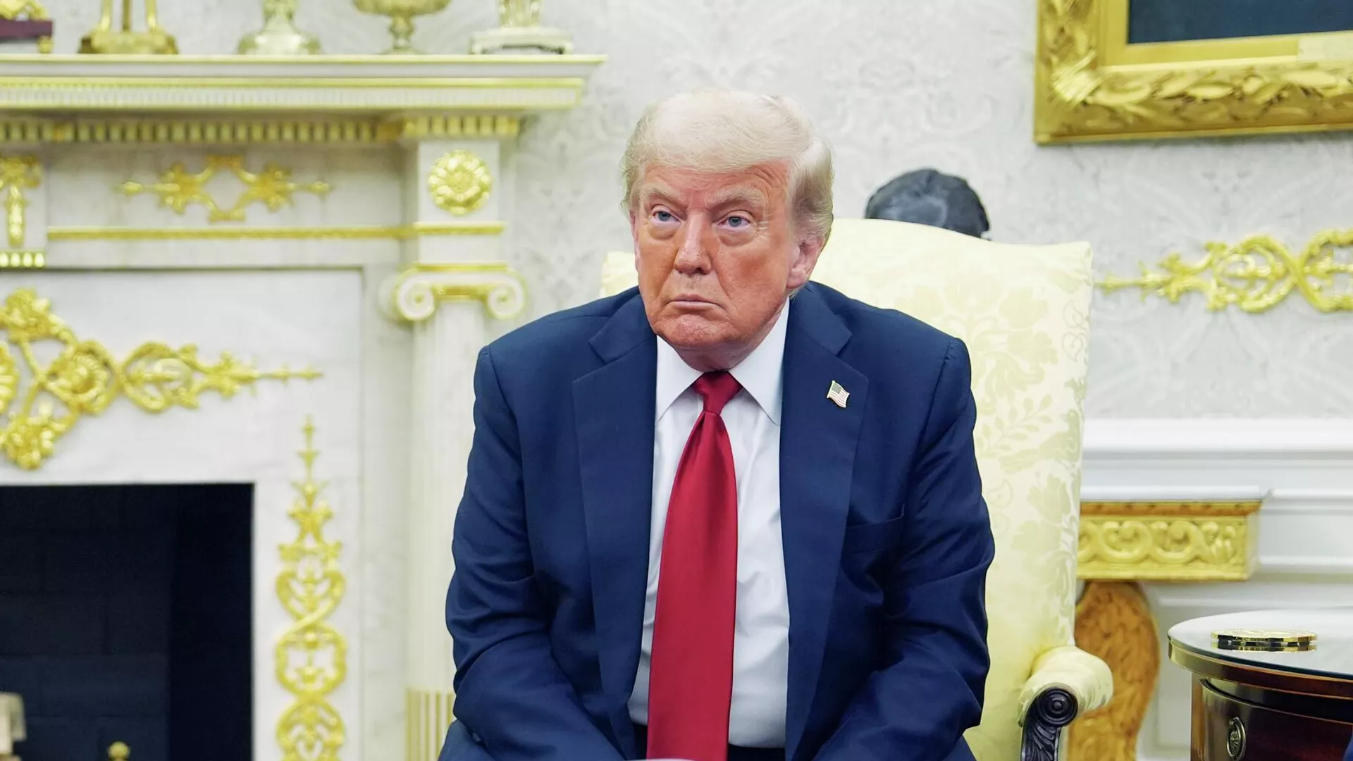 Марк Рютте и Дональд Трамп во время встречи - РИА Новости, 1920, 14.07.2025