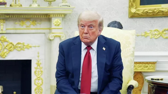 Марк Рютте и Дональд Трамп во время встречи