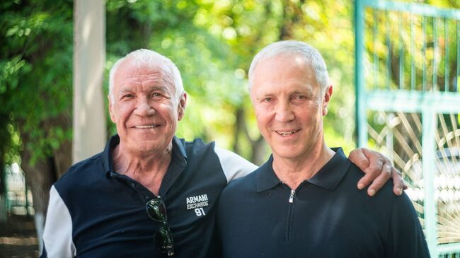 Народный артист России Сергей Гармаш и губернатор Херсонской области Владимир Сальдо Народный артист России Сергей Гармаш и губернатор Херсонской области Владимир Сальдо