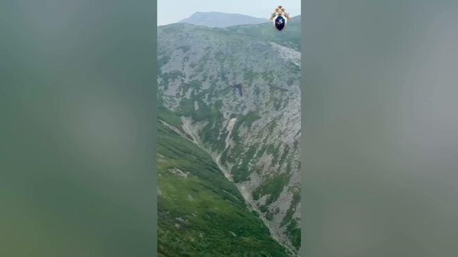 Кадры с места падения Ми-8 в Хабаровском крае