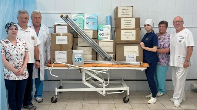 Орловские медики отправили гуманитарный груз в зону СВО для военных врачей