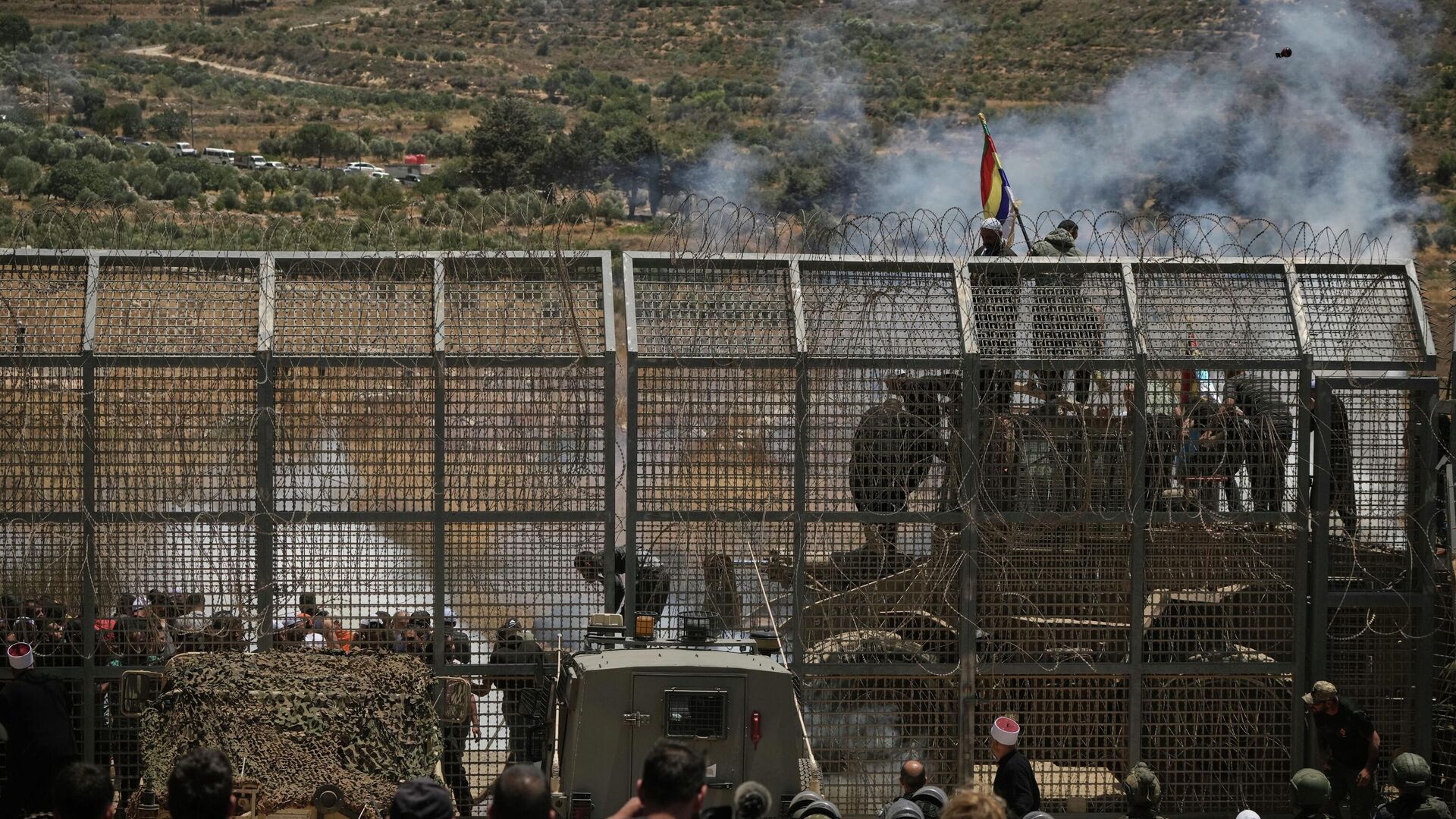 Друзы на израильско-сирийской границе - РИА Новости, 1920, 18.07.2025