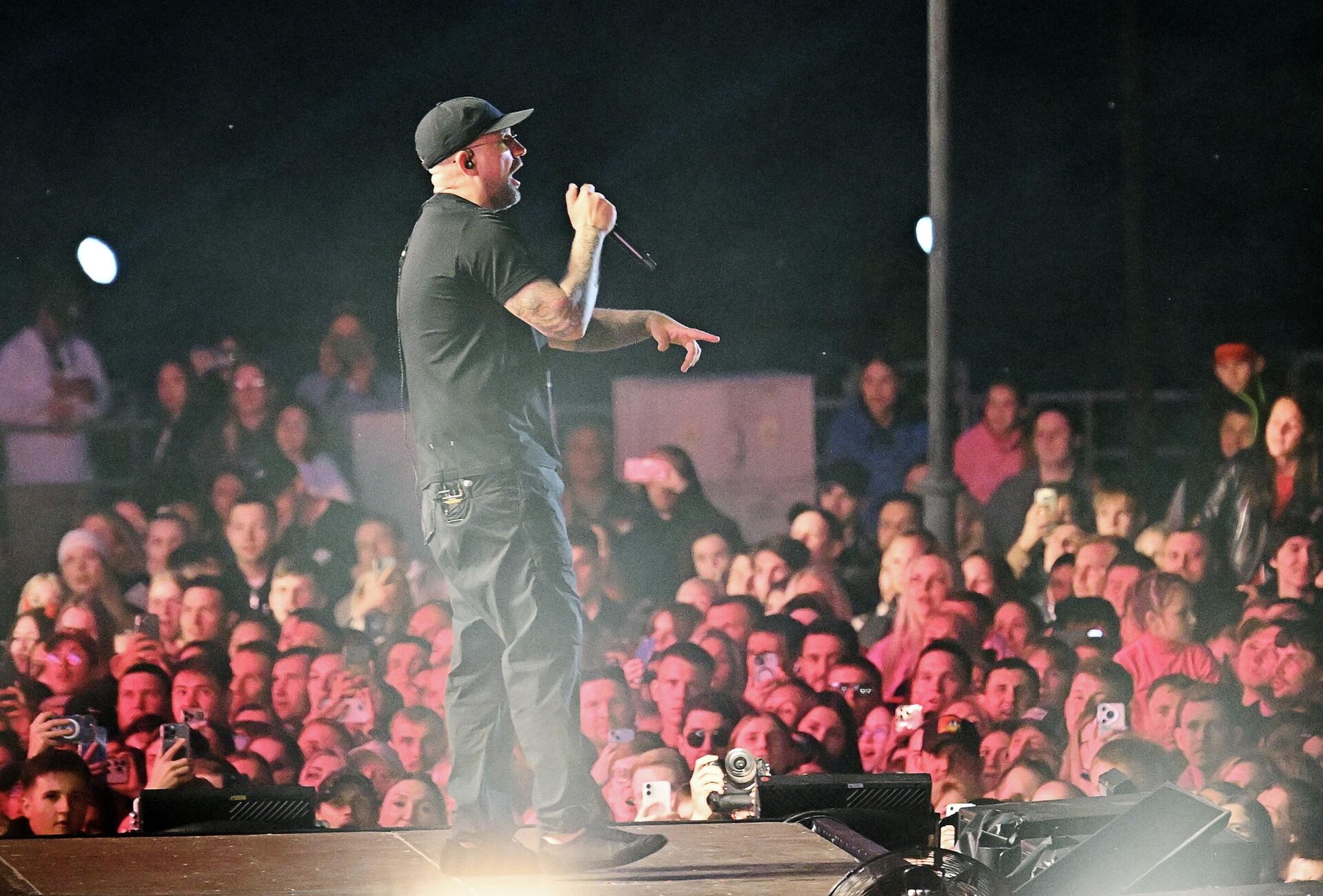 Рэпер Баста выступает на площадке VK Fest в Казани Рэпер Баста выступает на площадке VK Fest в Казани - РИА Новости, 1920, 21.08.2025