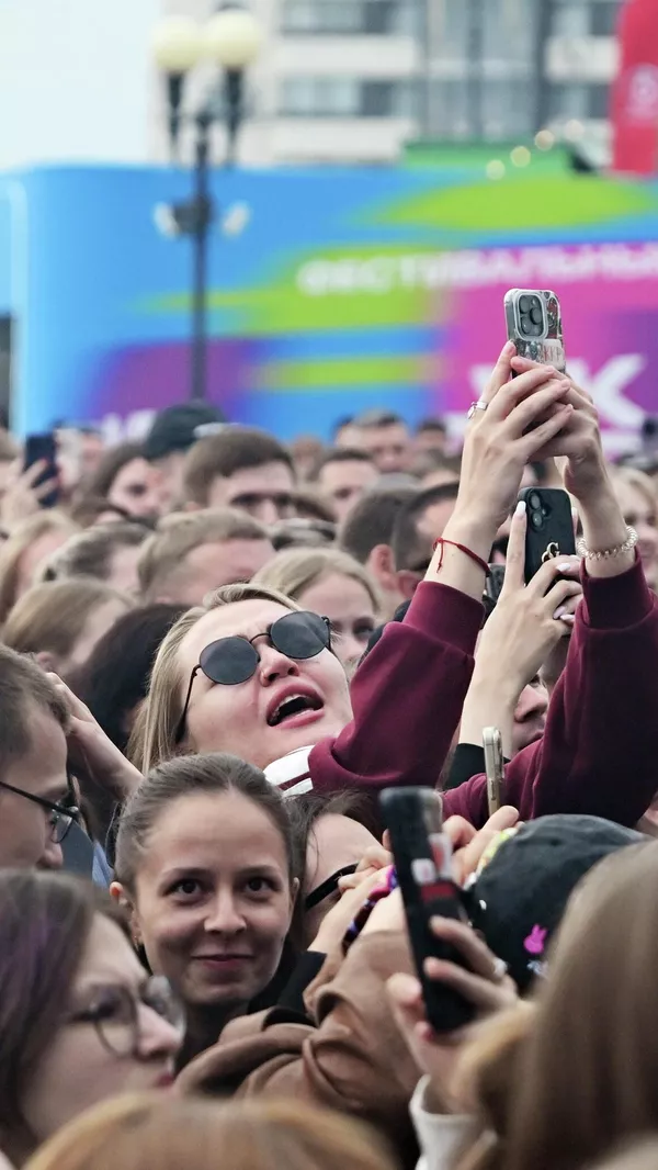 Посетители VK Fest в Казани