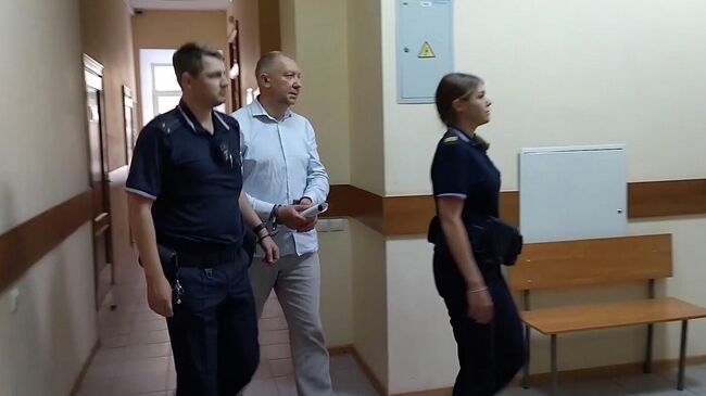 Дмитрий Драный в Кировском районном суде. Кадр видео