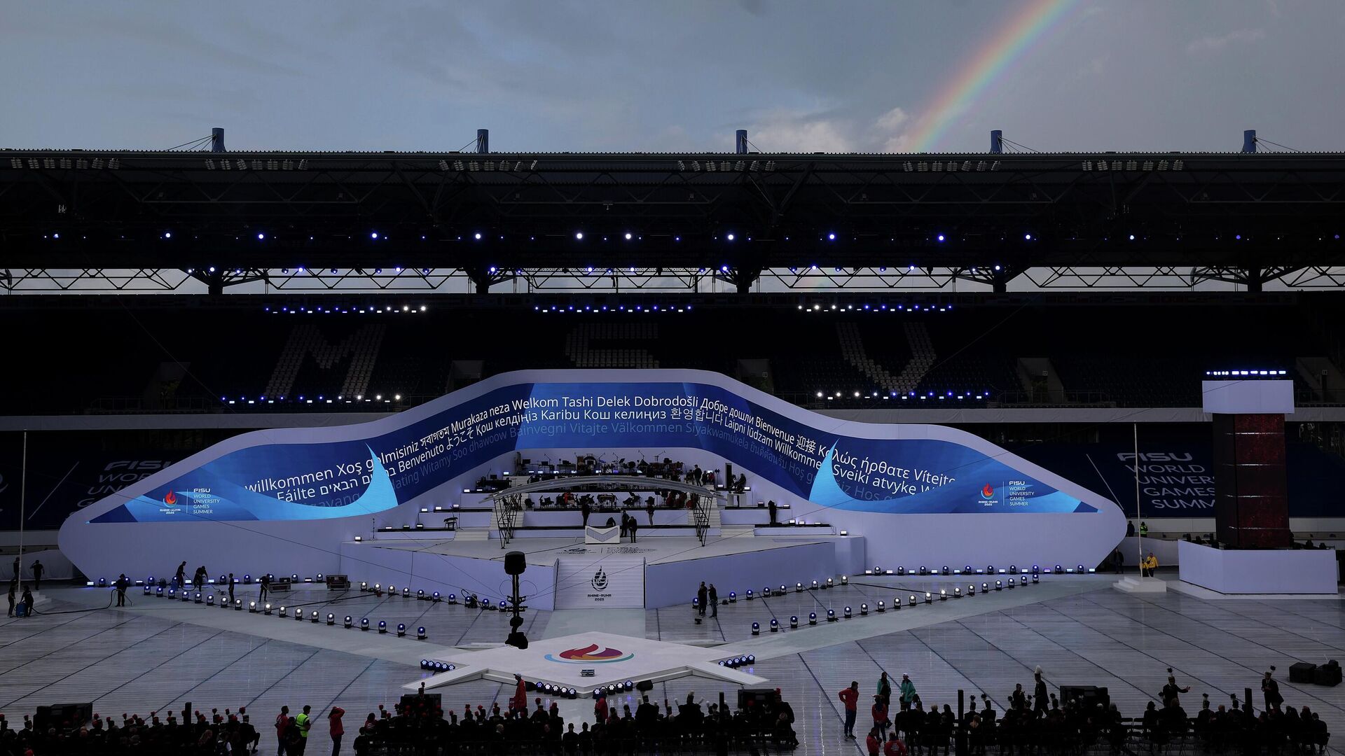 Открытие Универсиады 2025 года в Дуйсбурге - РИА Новости, 1920, 16.07.2025