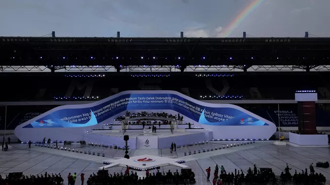 Открытие Универсиады 2025 года в Дуйсбурге