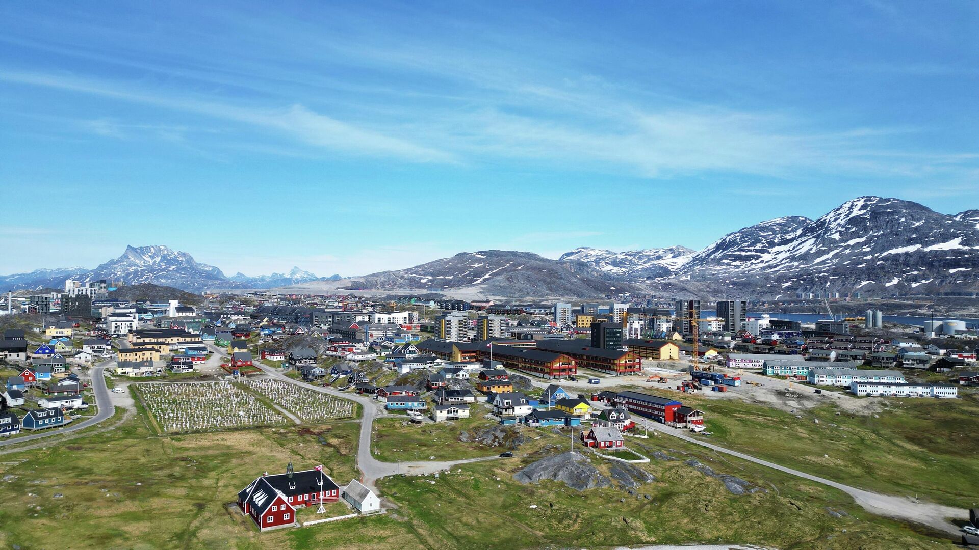 Столица Гренландии Нуук - РИА Новости, 1920, 17.07.2025