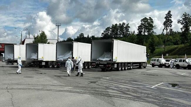 Передача тел солдат ВСУ Украине